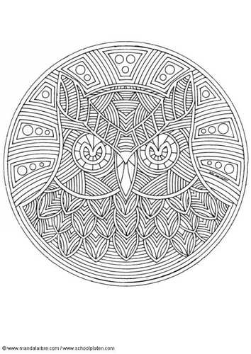 Coloriage hibou