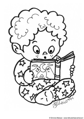Coloriage histoire d'épouvant
