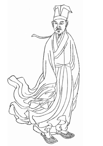 Coloriage Huang Tingjian