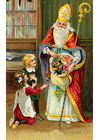 enfants avec Saint-Nicolas