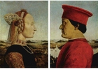 Federico da Montefeltro et sa femme Battista Sforza