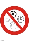 Images jeux de ballons interdits