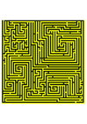 Labyrinthe - jaune