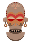 masque africain - Zaïre - Angola