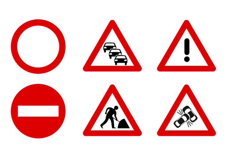 Image panneaux de signalisation