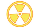 Images symbole nucléaire