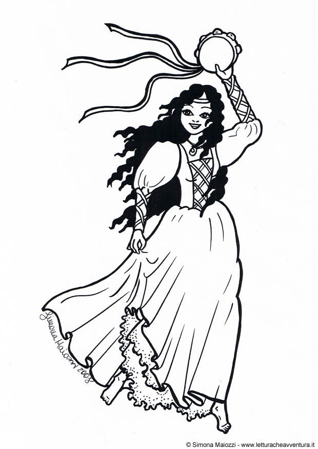 danseuse Coloriage danseuse