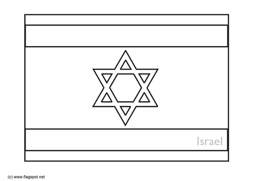Coloriage Israël