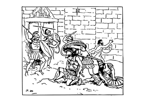 la mort d'Achille