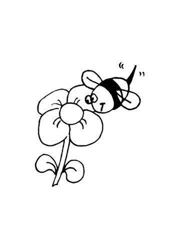 l'abeille et la fleur