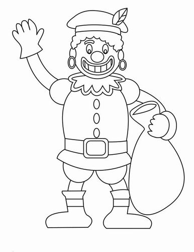 Coloriage Le Père Fouettard