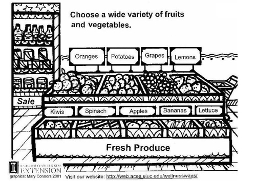 légumes et fruits frais