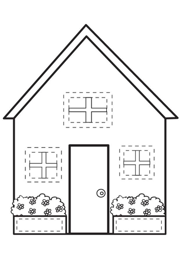 Coloriage maison