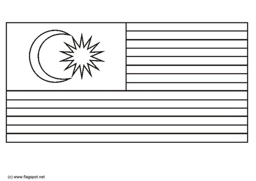 Coloriage Malésie