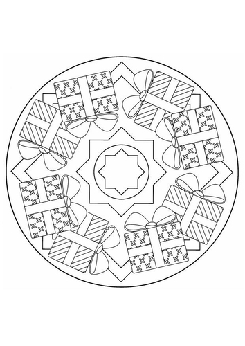 mandala de Noël