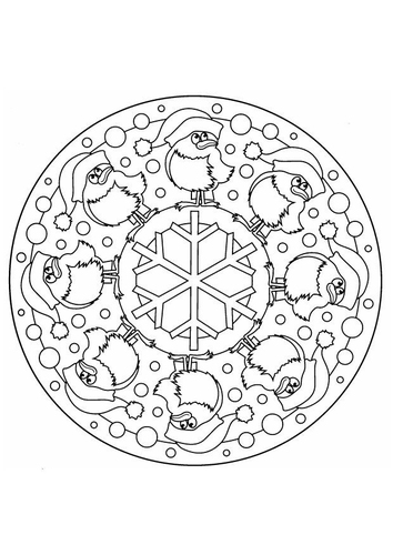 mandala de Noël