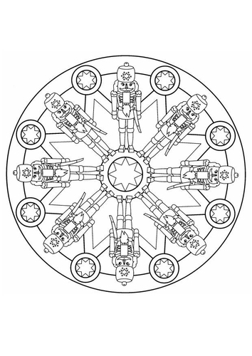 mandala de Noël