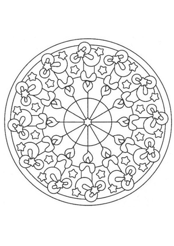 mandala de Noël