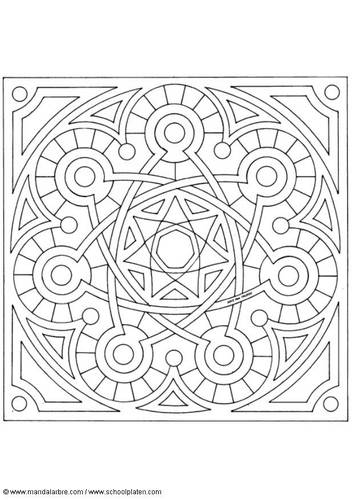 Coloriage mandala