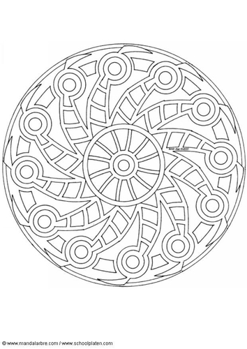 Coloriage mandala