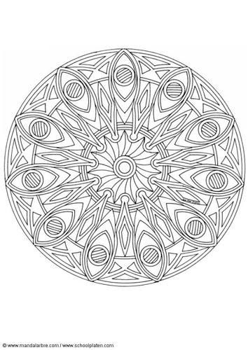 Coloriage mandala
