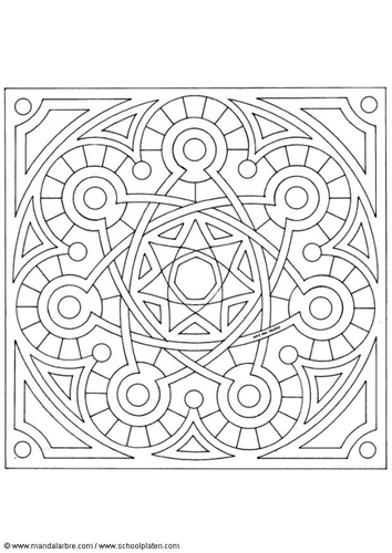 Coloriage mandala