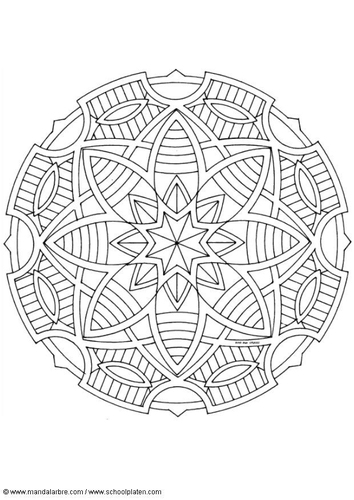 Coloriage mandala