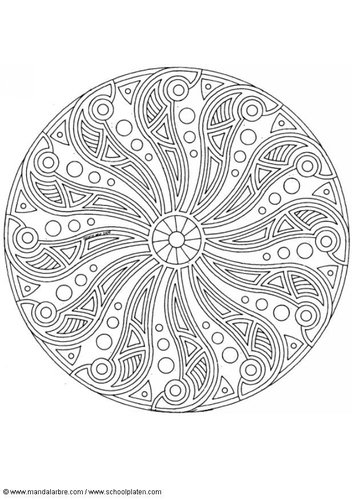 Coloriage mandala