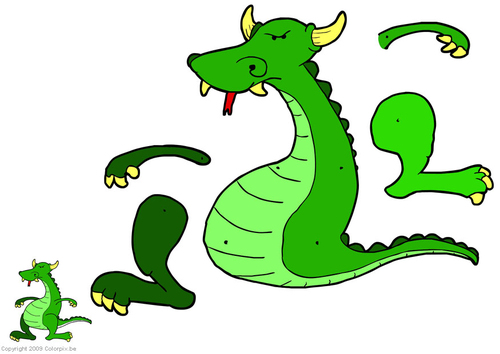 marionnette de dragon
