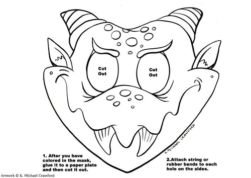 masque de dragon
