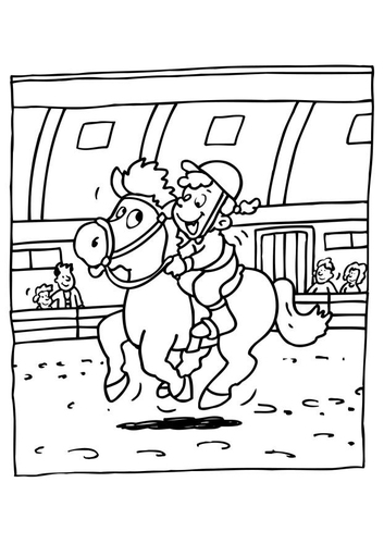 monter à cheval