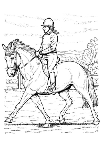 monter à cheval