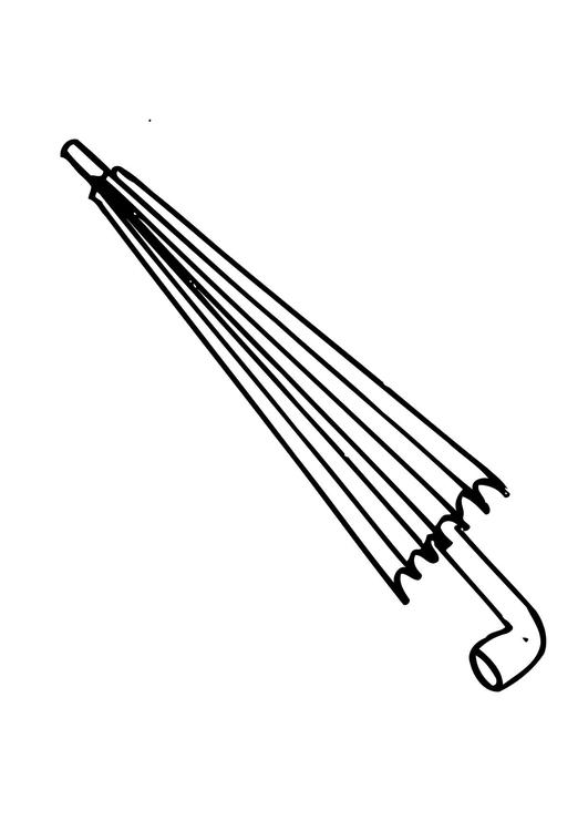 01b. parapluie fermé