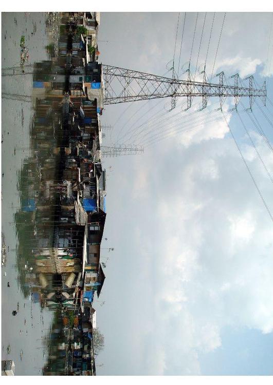 bidonvill à Jakarta