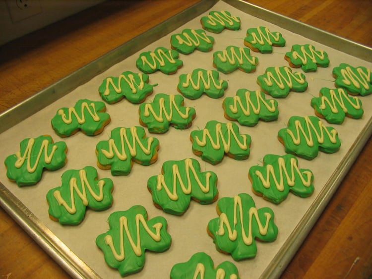 Photo biscuits pour la fÃªte de la Saint-Patrick
