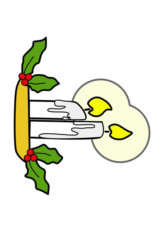 bougies de noël