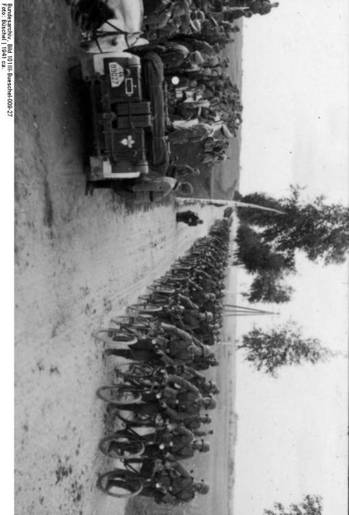 Bueschel - Himler inspecte les troupes