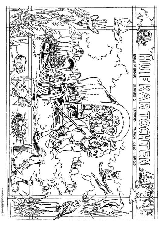 charrette bâchée