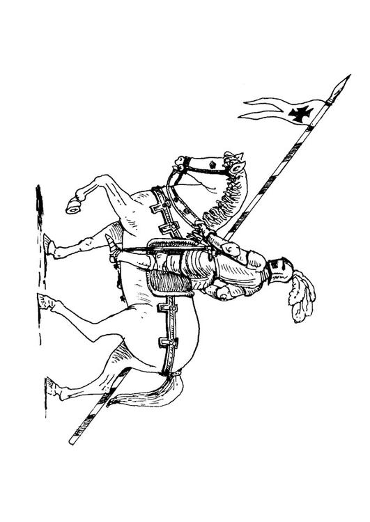 chevalier à cheval