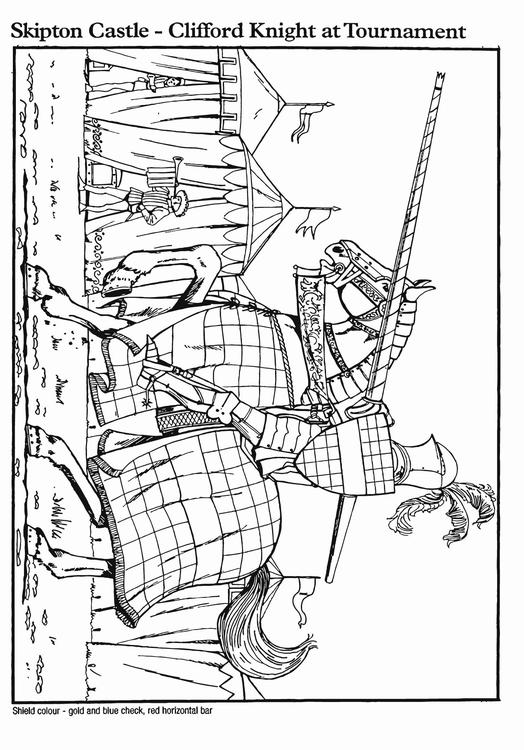 chevalier à un tournoi