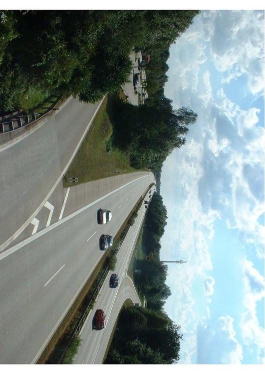 entrée et sortie d'autoraute