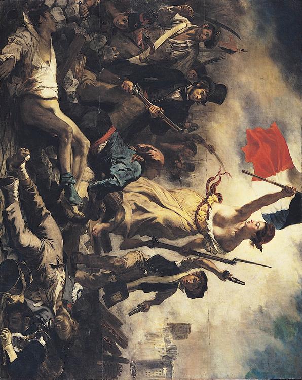 Eugene Delacroix - La Liberté guidant le peuple.