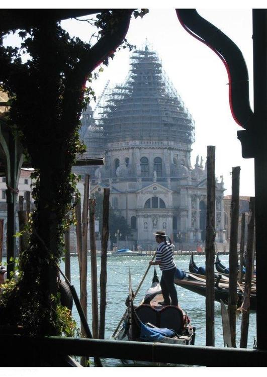 Gondole au port