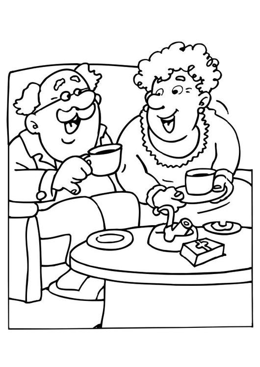 grand père et grand mère
