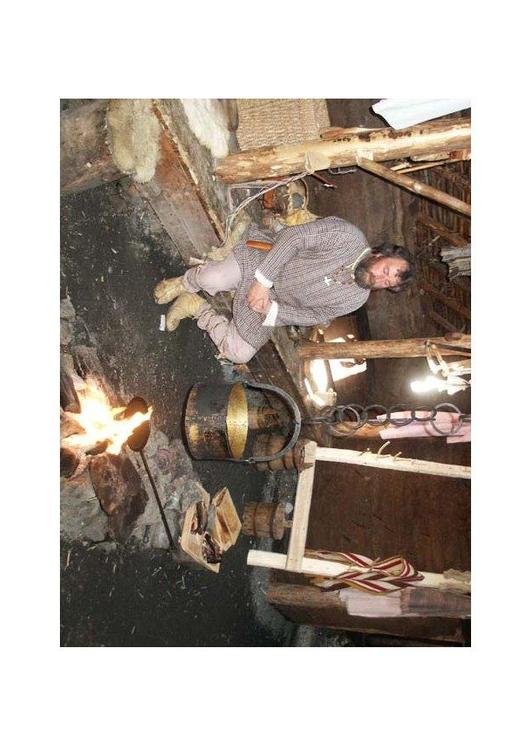 intérieure d'une maison viking