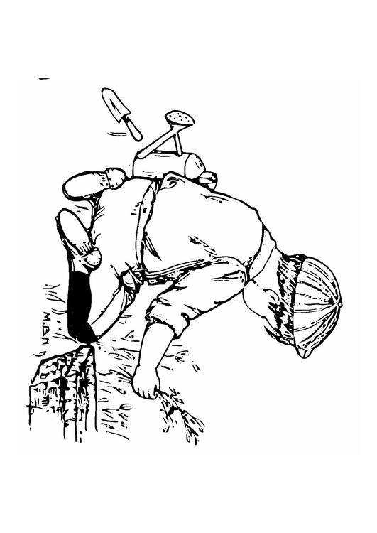 jeune homme dans le jardin