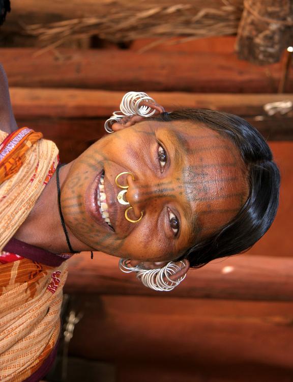 Kutia kondh femme d'Inde