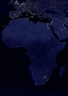 Photos la terre de nuit - zones urbaines d'Afrique