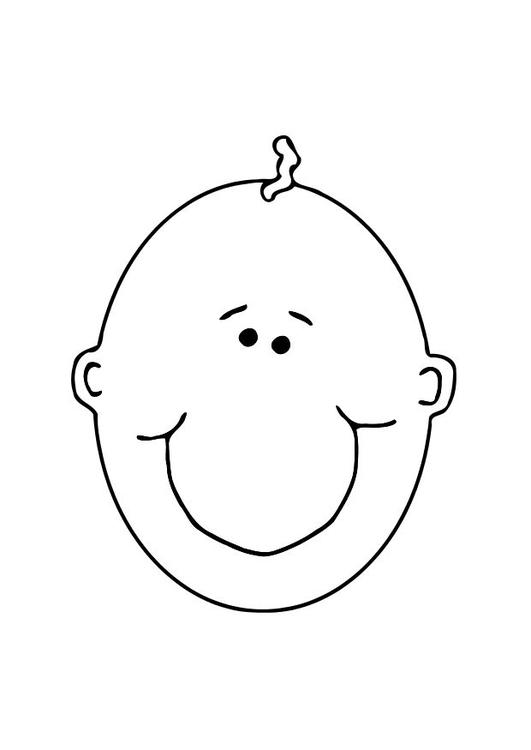 le visage d'un bébé