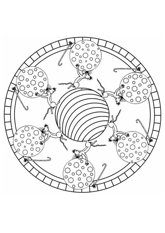 mandala de Noël